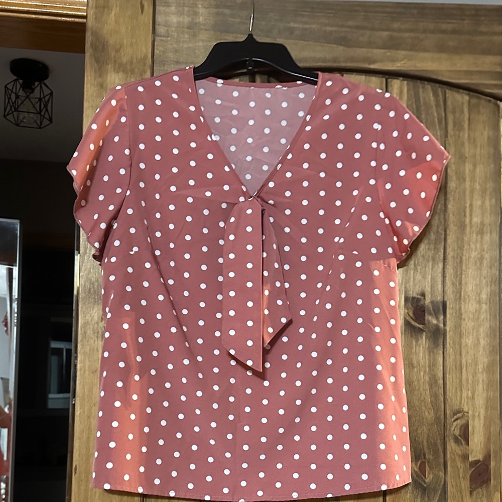 SHEIN Curve 1XL Pink Top